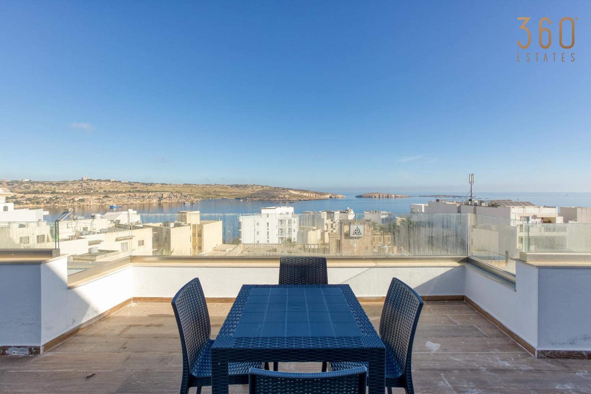 Apartment One Of A Kind 4br Penthouse With Terrace & Views By 360 Estates St. Paul's Bay