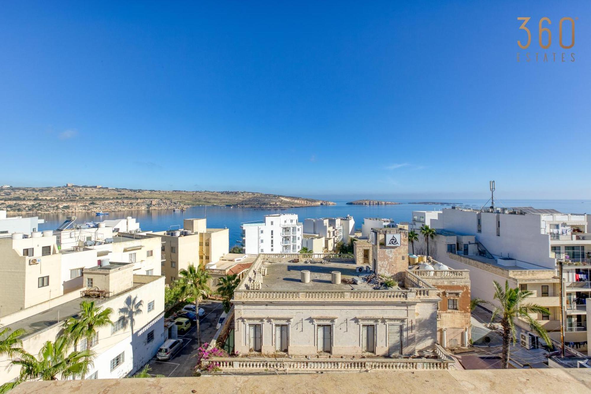 One Of A Kind 4br Penthouse With Terrace & Views By 360 Estates Apartment St. Paul's Bay